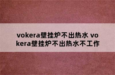 vokera壁挂炉不出热水 vokera壁挂炉不出热水不工作